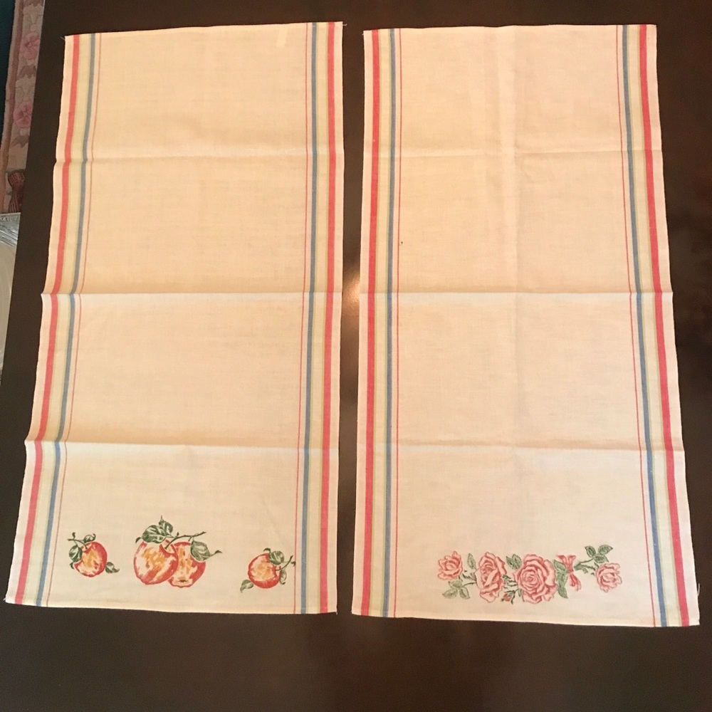Vintage Cannon Tea Towels- Set of 2
